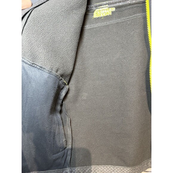 North Face Jacket Boys XS (6) Gray Full Zip Fleece Lined TNF Apex Clean VG - Picture 8 of 10